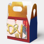 Nieuw jaar 2021 Chinese Ox met Lantaarns GFB Bedankdoosjes (Geopend)