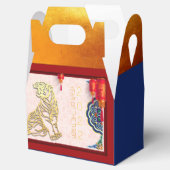 Nieuw jaar 2022: gedecormeerde Chinese tijger GFB0 Bedankdoosjes (Geopend)