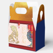 Nieuw jaar 2022: gedecormeerde Chinese tijger GFB1 Bedankdoosjes (Geopend)