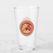 Nieuw jaar 2022. het jaar van de tijger. glas (Achterkant)