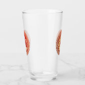 Nieuw jaar 2022. het jaar van de tijger. glas (Rechts)