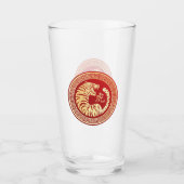 Nieuw jaar 2022. het jaar van de tijger. glas (Voorkant)