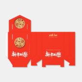 Nieuw jaar 2022 TFB01 uit China Bedankdoosjes (Uitgevouwen)