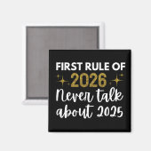 Nieuw jaar 2026 Grappig Magneet (Voorkant / Achterkant)
