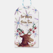 Nieuw jaar Aangepast cadeau-Label Cadeaulabel (Achterkant)