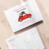 Nieuw jaar avonturen Nieuw Adres Bewegend Aankondigingskaart