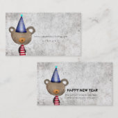 NIEUW JAAR BEER VISITEKAARTJE (Voorkant / Achterkant)