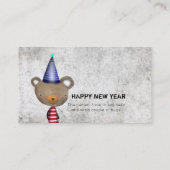NIEUW JAAR BEER VISITEKAARTJE (Achterkant)