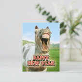 NIEUW JAAR BEKIJKEN FEESTDAGENKAART (Staand voorkant)