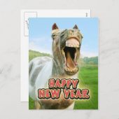 NIEUW JAAR BEKIJKEN FEESTDAGENKAART (Voorkant / Achterkant)