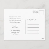 NIEUW JAAR BEKIJKEN | Minimale moderne scriptfoto Feestdagenkaart (Achterkant)