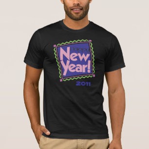 NIEUW JAAR BEKIJKEN T-SHIRT