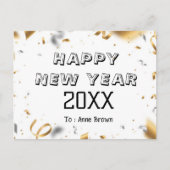 Nieuw jaar Briefkaart (Voorkant)