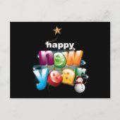 nieuw jaar briefkaart (Voorkant)