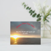 nieuw jaar briefkaart (Staand voorkant)