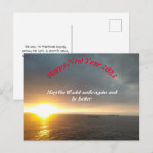 nieuw jaar briefkaart (Voorkant / Achterkant)