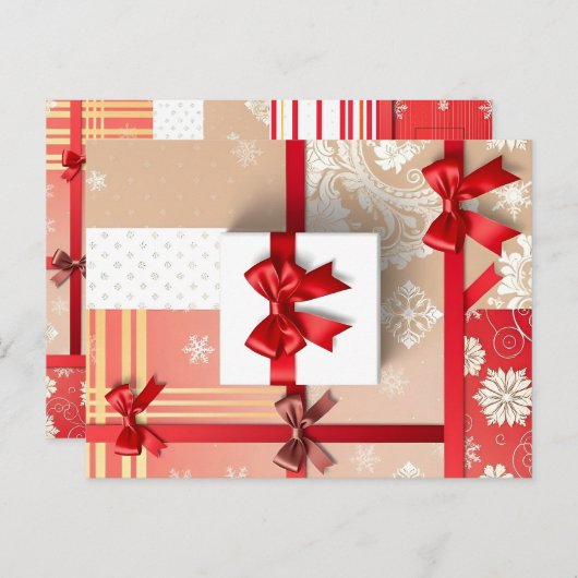 nieuw jaar briefkaart (Voorkant / Achterkant)