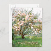 Nieuw jaar Briefkaarten van Nowruz Mubarak (Voorkant / Achterkant)