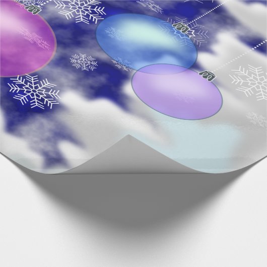 Nieuw jaar Cadeaupapier (Hoek)