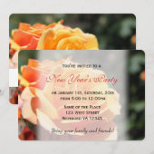 Nieuw jaar feest kaart (Voorkant / Achterkant)