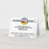 Nieuw jaar! feestdagen kaart (Achterkant)