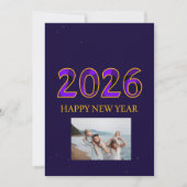 Nieuw jaar feestdagenkaart (Voorkant)