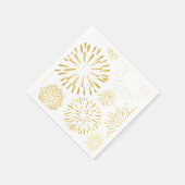 Nieuw jaar Fireworks Design Art New YearArt Servet (Hoek)