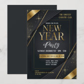 Nieuw jaar formele uitnodiging (Voorkant / Achterkant)