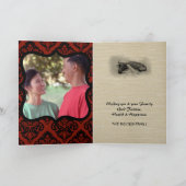 Nieuw jaar foto-lijst GC2 Feestdagen Kaart (Binnen)