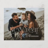 Nieuw jaar Fotoelegant Art Deco-typografie modern (Voorkant)