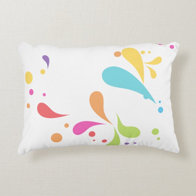 Nieuw jaar geborsteld polyester accent kussen (Voorkant)