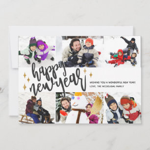 Nieuw jaar gepland   Nieuwjaarsfotokaart Feestdagenkaart