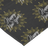 NIEUW JAAR GOLDEN FIREWORKS TAFELKLEED (Gekanteld)