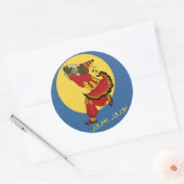 Nieuw jaar in Haji Pirooz Blue Sky Persian Ronde Sticker (Envelop)