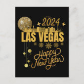 Nieuw Jaar in Las Vegas Nevada Reizen Matching NYE Briefkaart (Voorkant)