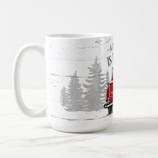 Nieuw jaar in versnelling Quote  Red Truck Name Koffiemok (Links)