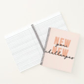 Nieuw jaar Inspirerend Gezegde voor nieuwe uitdagi Notitieboek (Binnen)