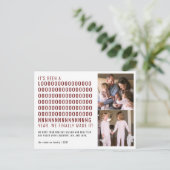 Nieuw jaar is een lange tijd geweest en heeft het  feestdagenkaart (Staand voorkant)