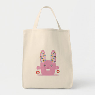 Nieuw jaar/kerstkonijn tote bag