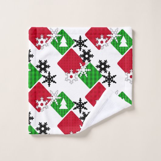 Nieuw jaar, Kerstmis Bad Handdoek (Wasdoekje)
