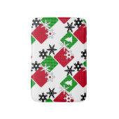 Nieuw jaar, Kerstmis Badmat (Voorkant Verticaal)