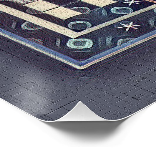 Nieuw jaar, Kerstmis Perfect Poster (Hoek)