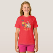 Nieuw jaar konijnenvakantie T-Shirt (Voorkant volledig)