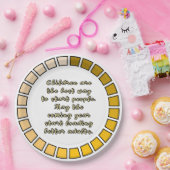 Nieuw jaar laden papieren bordje (Feest)