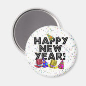 NIEUW JAAR! MAGNEET (Voorkant / Achterkant)