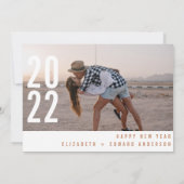 Nieuw jaar met een modern minimaal multifotorracot (Achterkant)