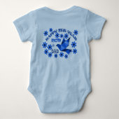 NIEUW JAAR MOM & DAD 2023, Baby-pak Romper (Achterkant)