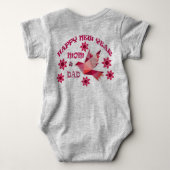 NIEUW JAAR, MOM & DAD, Baby odysuit Romper (Achterkant)