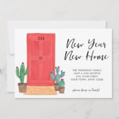 Nieuw Jaar Nieuw Huis Verhuizen Aankondiging (Voorkant)