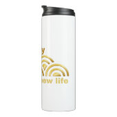 Nieuw jaar, nieuw leven thermosbeker (Geroteerd rechts)
